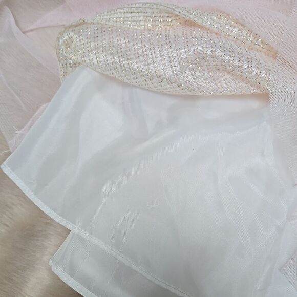 Bonnie Baby Pink and White Embellished Fancy dress - Picture 3 of 6